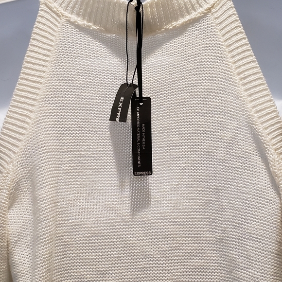 NWT Express Open Shoulder Sweater, Size S - Picture 8 of 9